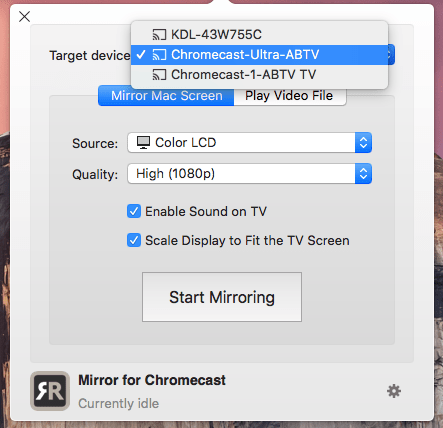 chromecast background replacement for mac